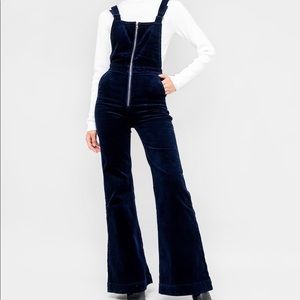 Rolla’s Eastcoast Flare Corduroy Overalls